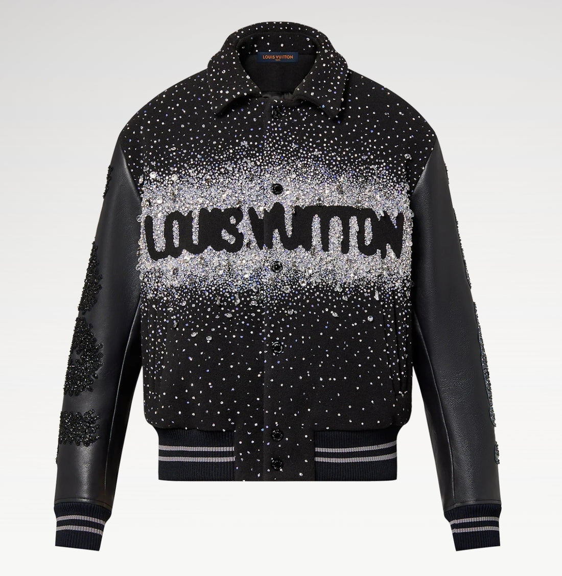 Louis Vuitton Made To Order Embroidered Varsity Blouson