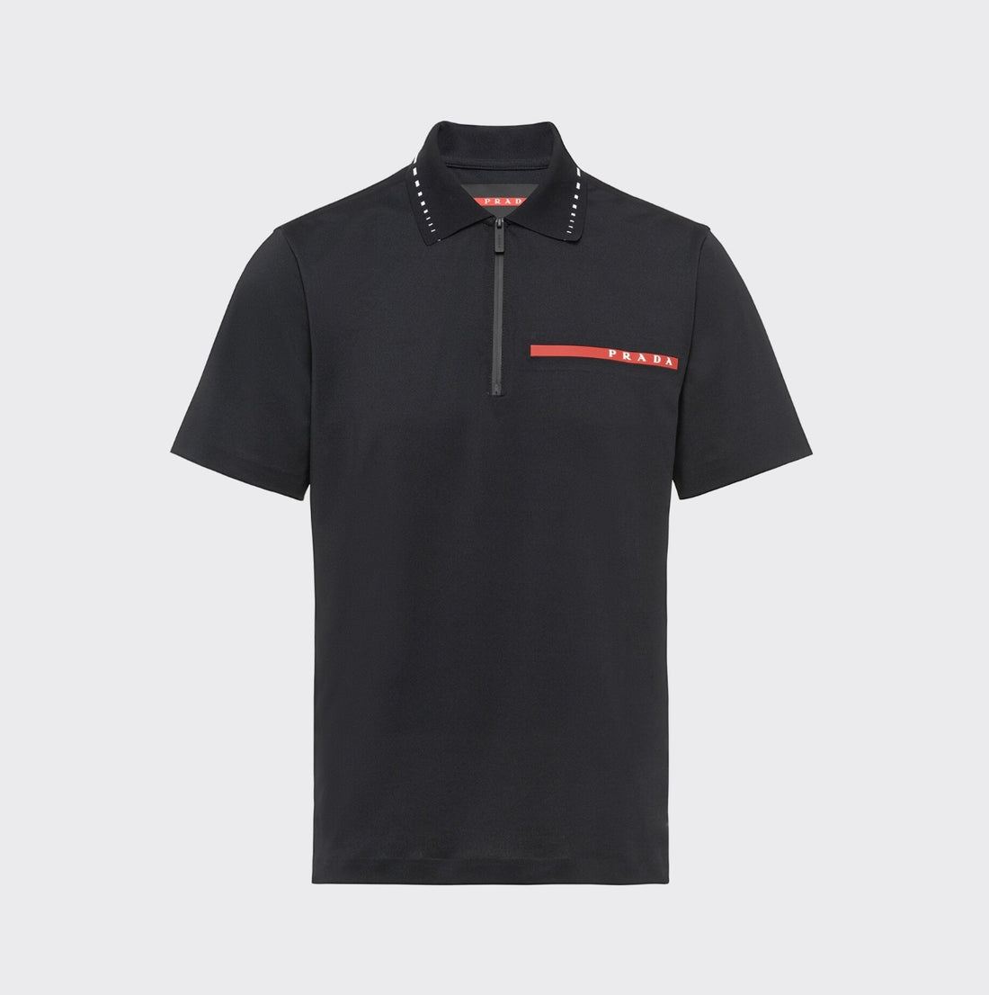 Prada Technical piqué polo shirt