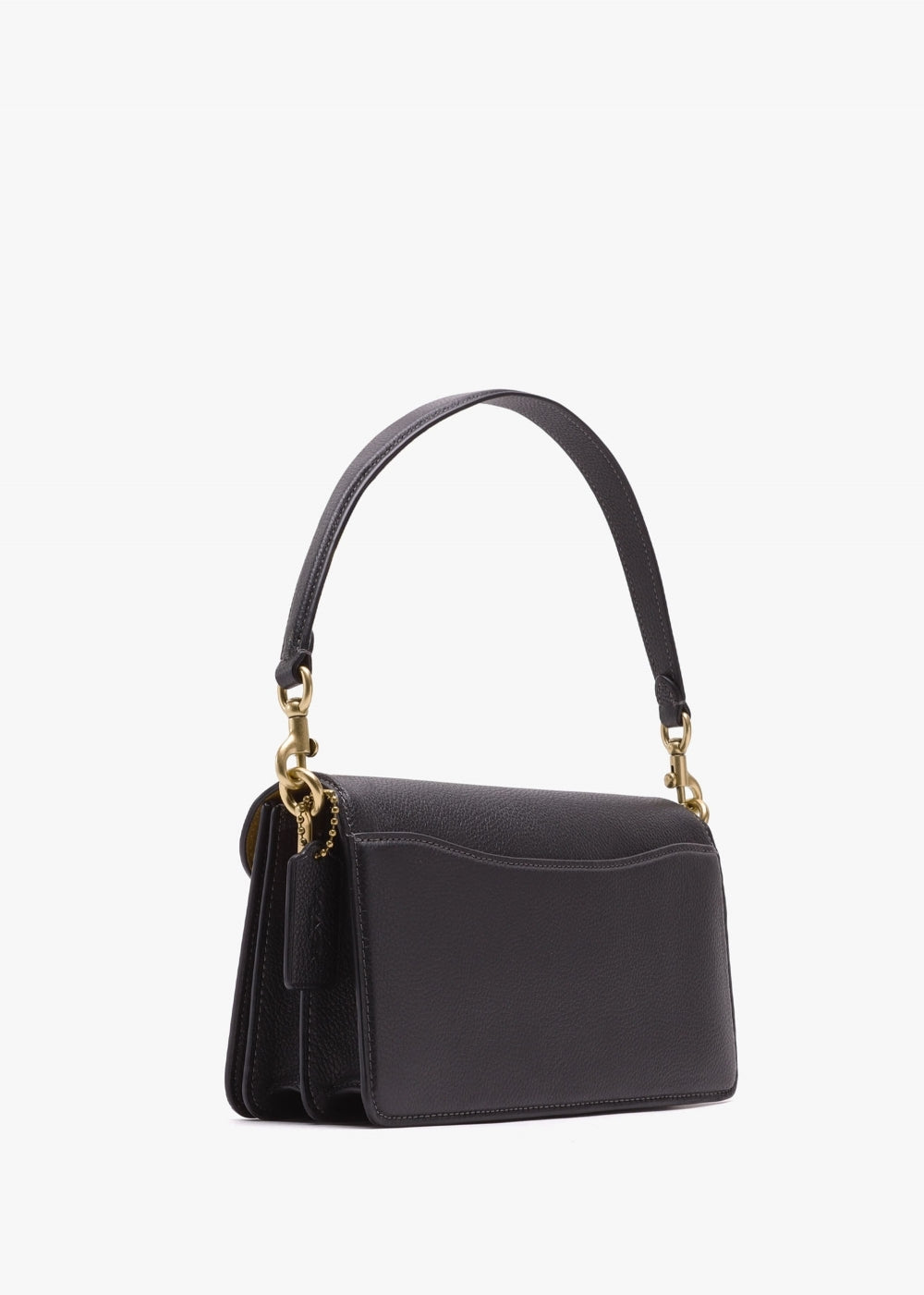 COACH Tabby 26 Black Leather Shoulder Bag